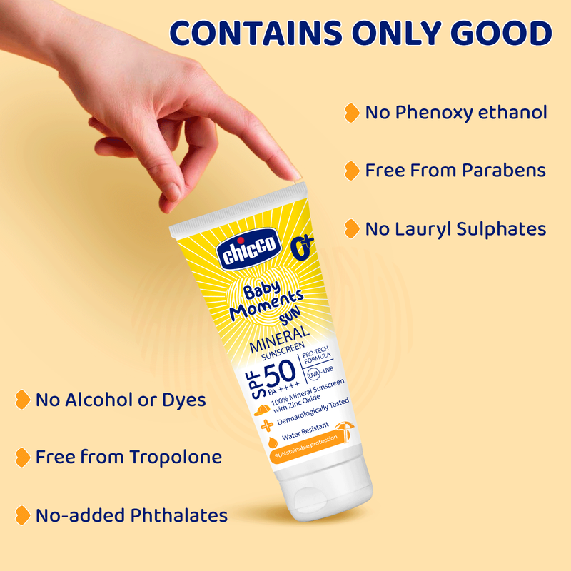 Baby Moments Mineral Sun Cream SPF 50 (75g) image number 7